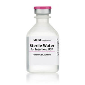 Bacteriostatic Water for Injection, USP, 30 ml Vial, Multiple Dose, Plastic Flip-top Vial (Rx)
